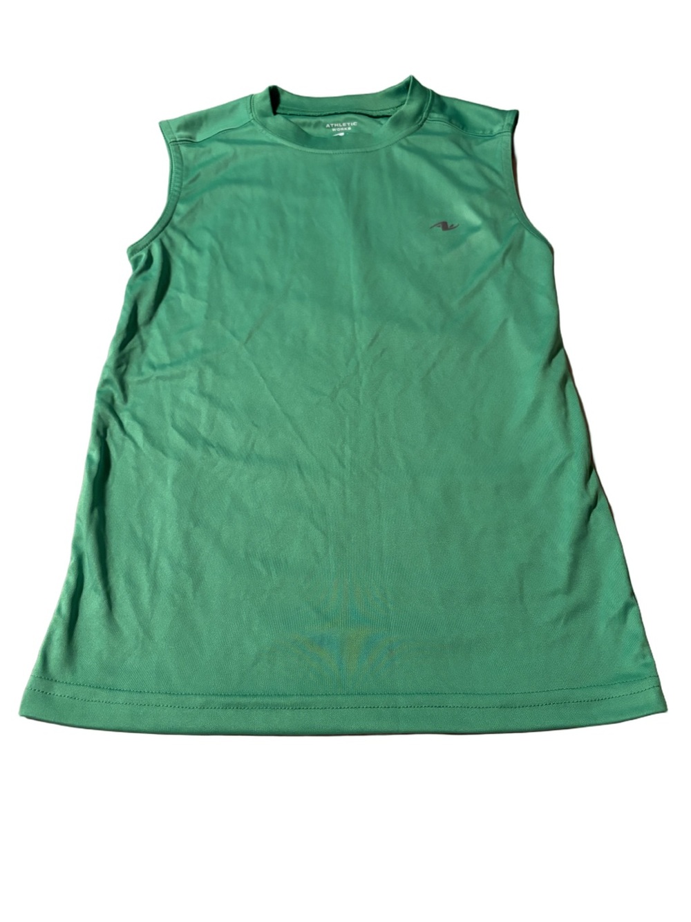 Athletic Works Green Sleeveless Shirt Size 7-8 Boys